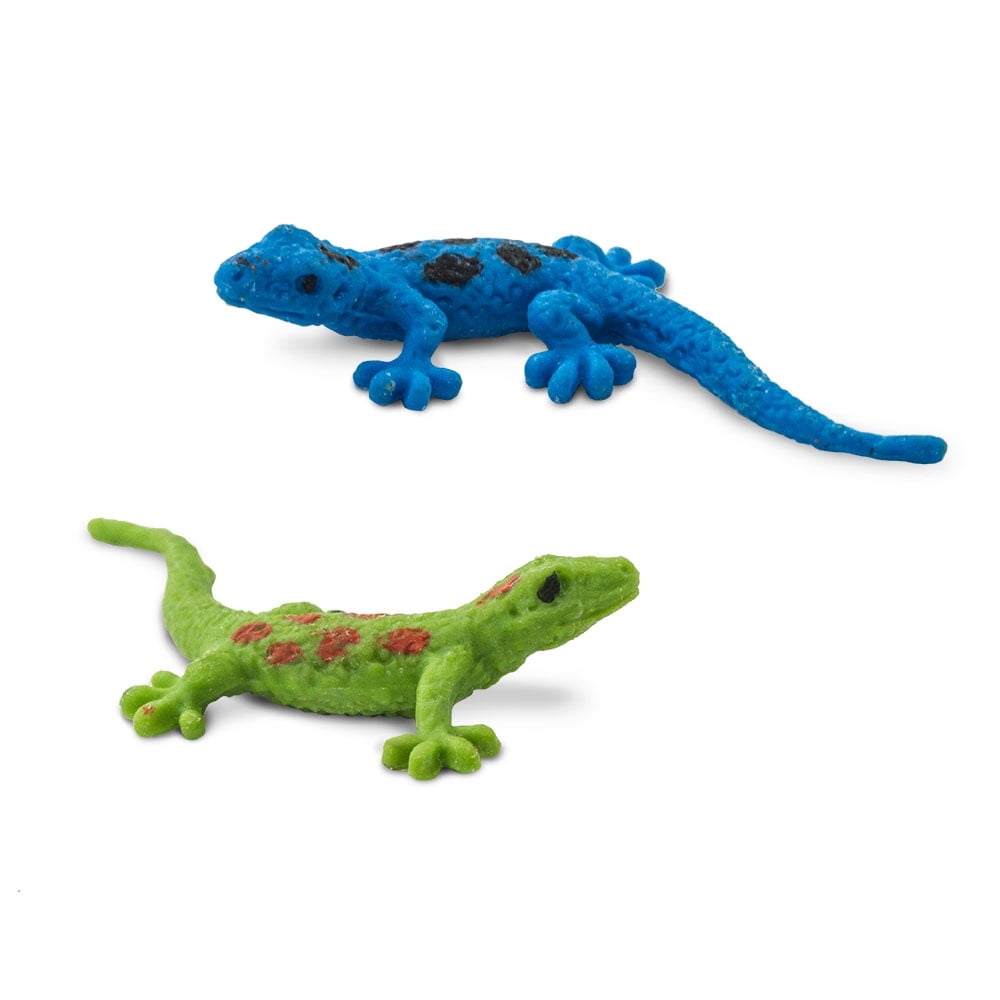 Good Luck Minis Day Geckos Safari Ltd Set Educational Kids Toy Figure