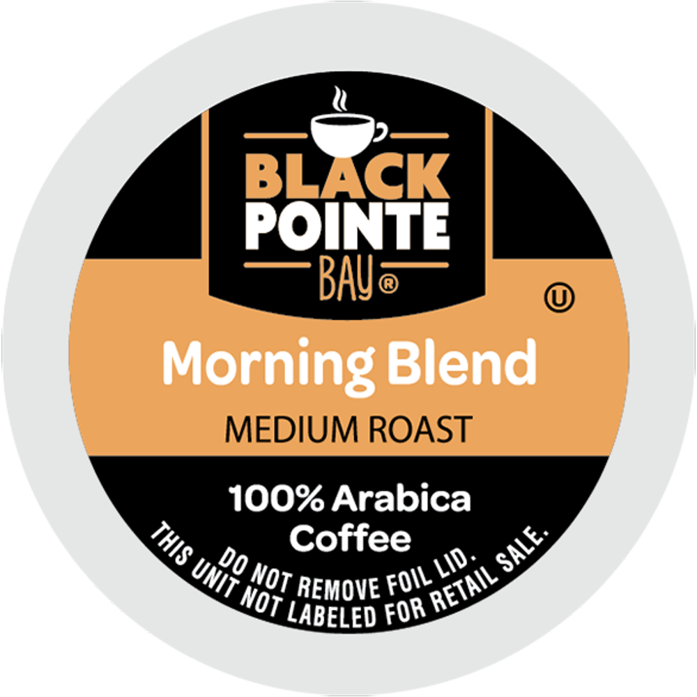 Black Pointe Bay Morning Blend KCup Coffee Pods, Light Roast, 80 Count