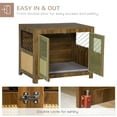 thumbnail image 4 of PawHut Dog Crate Furniture with Soft Cushion, Dog Crate End Table, 4 of 9