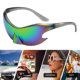 thumbnail image 5 of Gafas de sol Punk Y2K moda mujer hombre gafas únicas para senderismo ciclismo Sandbeach, 5 of 5