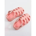 thumbnail image 6 of hirigin Kids Girls Boys Casual Sandals, Solid Color Hollow-Out Soft Sole Non-Slip Flat Shoes, 6 of 7