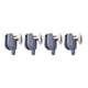 thumbnail image 5 of 8Pc Shower Door Shower Door Rollers Sliding Door Guide Shower Spare Parts Glass Door Pulleys Wheels, 5 of 5