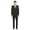 Black, variant on Chaps Men's Solid Classic Fit Tailored Suit