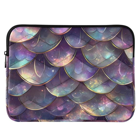 ALAZA Scales Purple Pattern Laptop Sleeve Case for 13-14 Inch Computer Cover Bag Medium