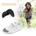 thumbnail image 4 of Healifty - 2 pares de tapones de esponja suave para los dedos del pie, relleno para zapatos unisex, para que los zapatos grandes se ajusten a una talla (negro), 4 of 5