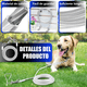 thumbnail image 3 of Cable De Amarre De Acero 5m Para Perros Medianos Y Grandes Xtellar plateado, 3 of 3