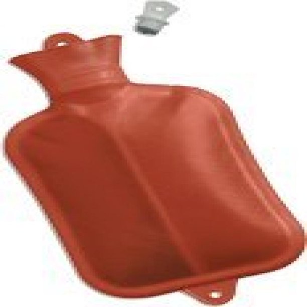 Deluxe Water Bottle, Rubber W/ Screw Stopper