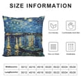 thumbnail image 6 of Acheng  Throw Pillow Covers Set of 2 Art Decorative Pillow Cases Square Zippered Cushion Cover Room Sofa Decor White, 6 of 6
