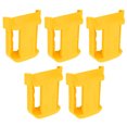 thumbnail image 4 of Battery Storage Rack, Securely Locked Sturdy Battery Fixing Bracket Prevent Fall Out 5pcs  For 18-60V Batteries Yellow, 4 of 8