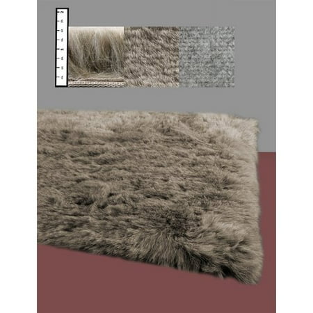 Ixi Eros Faux Flokati Brown Area Rug This On Opens A Dialog That Displays Additional Images For Product With The Option To Zoom In Or Out