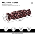 thumbnail image 3 of Xecao New Year Flamingo Print+Candy-Inspired Plush Pillow for Men Women Suitable for Beds, Sofas, Game Rooms Drawstring Closure, 3 of 8
