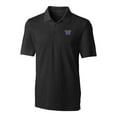 thumbnail image 2 of Men's Cutter & Buck Black Washington Huskies Big & Tall Forge Stretch Polo, 2 of 3