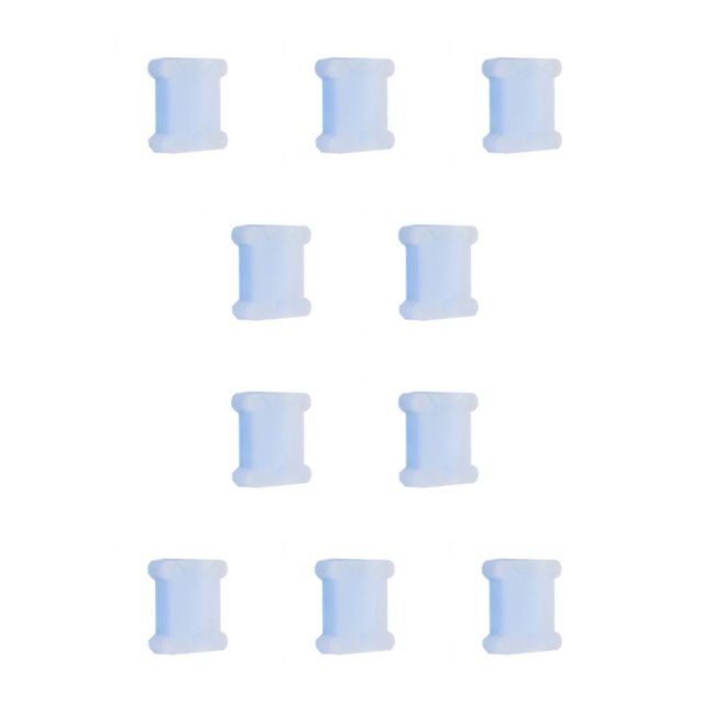 Toystoory Tablero de bobinado, bobinas de hilo, carrete de cable, enrollador de alambre, conveniencia, almacenamiento de simple, suministros de Azul 10 piezas 10Conjunto