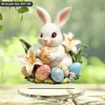 thumbnail image 6 of Clearance Items Easter Bunny and Egg 3D Acrylic Desktop Tabletop Decoration, Skeleton Ornament for Holiday, Perfect for Easter Spring Party, Home Decor & Tabletop Display, 6 of 9