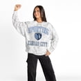 thumbnail image 4 of Women's Gameday Couture White Sporting Kansas City Refined Rivalry Premium Sweatshirt, 4 of 5