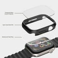thumbnail image 5 of XiHAMA 2 in 1 Waterproof Case Compatible with Apple Watch Screen Protector 40mm 46mm 41mm 42mm Series 4 5 6 SE/SE 2nd Gen Accessories Built-in Tempered Glass Film Face Protective & PC Bumper Cover, 5 of 7