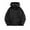 Black, variant on Windbreakers for Men ManSolid Color Water Resistance Drawstring Pockets Hooded Outdoor Jacket Coat Black M Windbreaker Jacket Men's