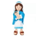 thumbnail image 3 of Religious Jesus Virgin Mary Plush Pillow Doll Stuffed Toy, 3 of 5