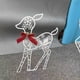 thumbnail image 2 of Luces navideñas de reno blancas intermitentes, decoraciones navideñas de reno, decoraciones para patios al aire libre, 2 of 2