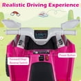 thumbnail image 4 of Gymax Kids Electric ATV Car 6V Battery-Powered Ride on Toy w/Removable Back Trailer Red, 4 of 7