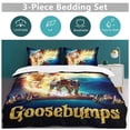 thumbnail image 5 of Goosebumps 3-Piece Bedding Set Warm And Comfortable Soft Duvet Cover Bed Set with 1 Duvet Cover And 2 Pillowcases for Boys Girls Kids Adult Bedroom All Season, 5 of 8