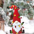 thumbnail image 3 of Gnomo de Navidad de metal Estacas de pie Adornos de jardín Arte de césped al aire libre (A) Hugtrwg Para estrenar, 3 of 6