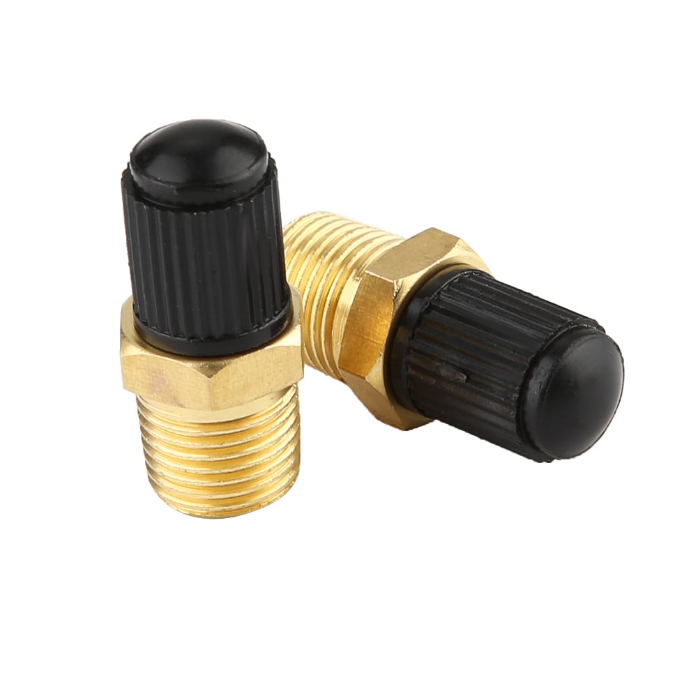 Greensen Air Compressor Valve,2Pcs 1/8 NPT MPT Brass Air Compressor
