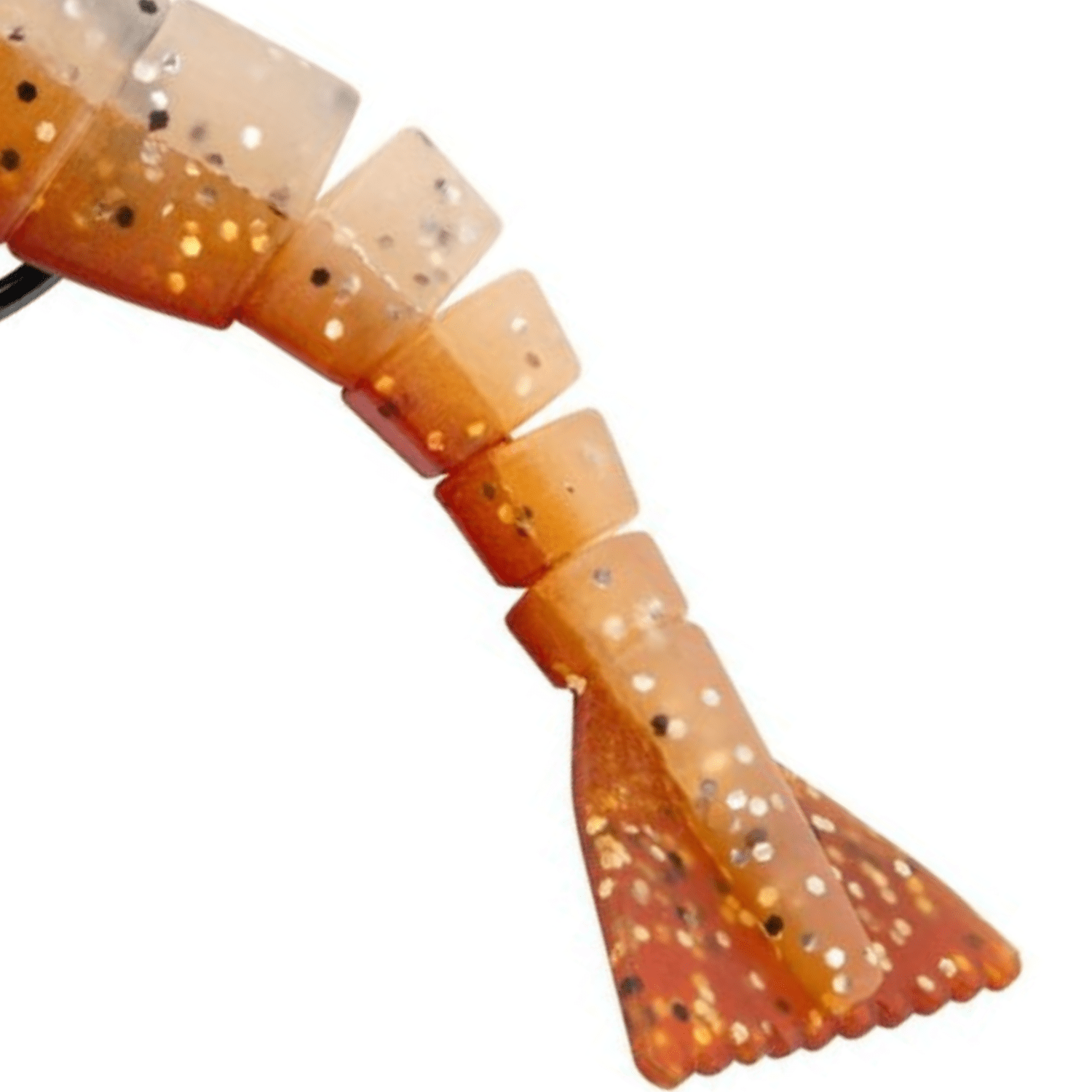 Tsunami Tough Tail Shrimp Soft Fishing Bait 3 in New Penny.