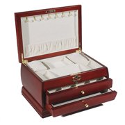 Lila Cherry Finish Jewelry Box