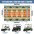 thumbnail image 3 of 51" x 31" Golf Cart Seat Protector, Universal Microfiber Towel Cover for EZGO TXT, Club Car Precedent, Yamaha G29, Icon, 3 of 8