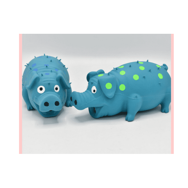 Green pig dog toy hot sale
