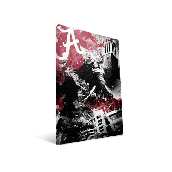 Paulson Designs ALSP2436 Alabama Spirit Canvas, 24 x 36 in.