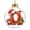 #15 white, variant on Christmas Letter Ball Ornament, 3.15in Light Up Acrylic Ball with Warm LED, A Initial Hanging Ornament for Christmas Tree Decor