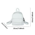 thumbnail image 3 of XIMIN Women Small Backpack Purse Corduroy Kawaii Mini Backpack Purse Fashion Corduroy Casual Backpack Aesthetic Travel Shopping Walking Backpack Purse, 3 of 8