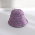 thumbnail image 6 of CoCopeaunts Short Brim Straw Hats For Women Woven Fisherman Hat Summer UV Protection Sunshade Cap Female Outdoor Beach Panama Sun Caps Gorro, 6 of 6