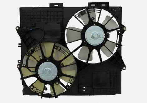 Replacement Engine Radiator Cooling Fan Assembly for Cadillac CTS SRX STS 