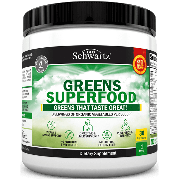 Greens Superfood + Prebiotic, Probiotic & Digestive Enzymes