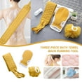 thumbnail image 2 of Wovilon Bath Towel Three-Piece Bath Ball Set Scrubbing Artifact Toiletries Bathroom Supplies, 2 of 7