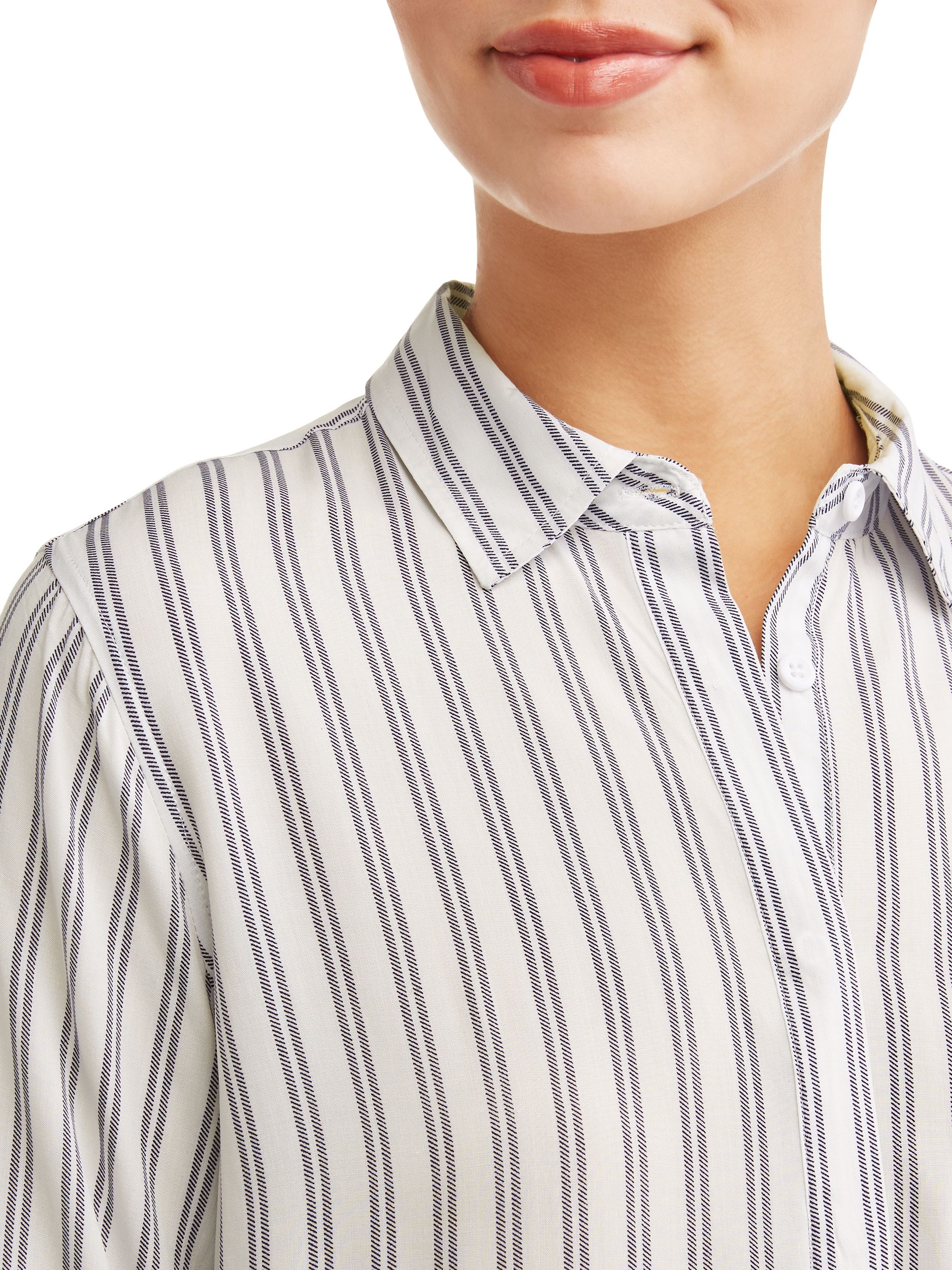 Women's Vertical Stripe Popover - image 4 of 4