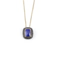 thumbnail image 5 of Genuine Black Spinel Necklace for Women 5.69 Carats Emerald Cut Blue Lapis Necklace for Women, 5 of 8