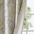 thumbnail image 3 of Gracie Mills Elowyn Blackout Curtain Panel Botanical Yellow Grey 42x84 Inch, 3 of 3