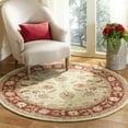 thumbnail image 2 of SAFAVIEH Chelsea Nessa Traditional Wool Runner Rug, Ivory/Rust, 2'6" x 10', 2 of 8