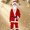 Watermelon Red, variant on Kids Christmas Santa Outfits for Holiday Party Pageant Performance and Special Event Outfit Attire