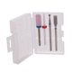 thumbnail image 4 of de 4 brocas profesionales para limpieza de cutículas de material acero de tungsteno, cerámica, esmeril con estuche de almacenamiento, brocas de uñas con - -9 Macarena Bit profesional para uñas, 4 of 8
