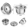 Reused Stainless Steel Coffee Capsule Coffee Machine Cup For Nespresso Vertuoline