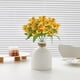 thumbnail image 1 of Flores artificiales de pensamiento de seda para decoración floral, ideales para bodas, hoteles, centros de mesa y el hogar., 1 of 6