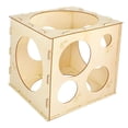 thumbnail image 4 of Caja Medidora de Globos, Cubo, Decoración para Fiestas, Arco Resistente Y Versátil, Adorno de Madera, 4 of 9