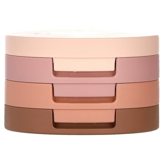 Kaja Beauty Bento, Bouncy Matte & Shimmer Eyeshadow Trio, 08 Chocolate Dahlia, 0.12 oz ( 3.6 g)