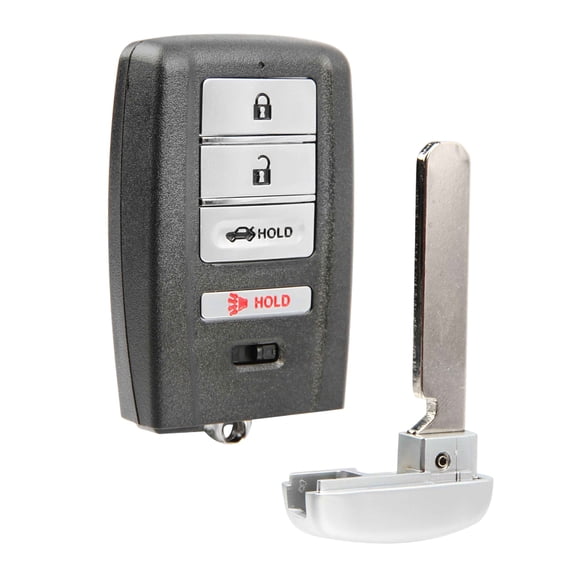 Key Fob Remote Replacement 4-Button Smart for 2014-2015 Acura RLX (ACJ932HK1210A, 72147-TY2-A11)
