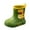 Green, variant on Leey-World Girls Cowboy Boots Girls Ankle Boots for Toddler/Little Kids - Brown, Suede, Zipper, Low-Top, Flat Heel, Casual Yellow,9